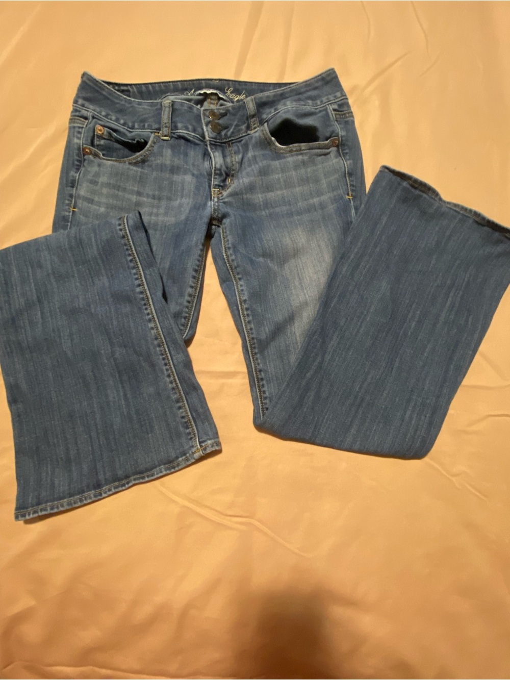 American Eagle Outfitters Blue Flared Jeans